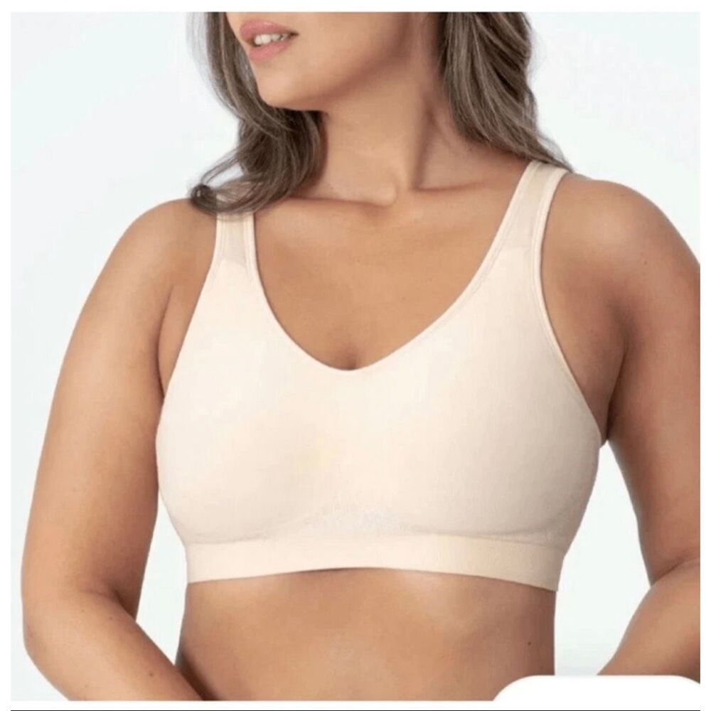 Truekind Shapermint Daily Comfort Wirefree Shaper Bra Size Large New